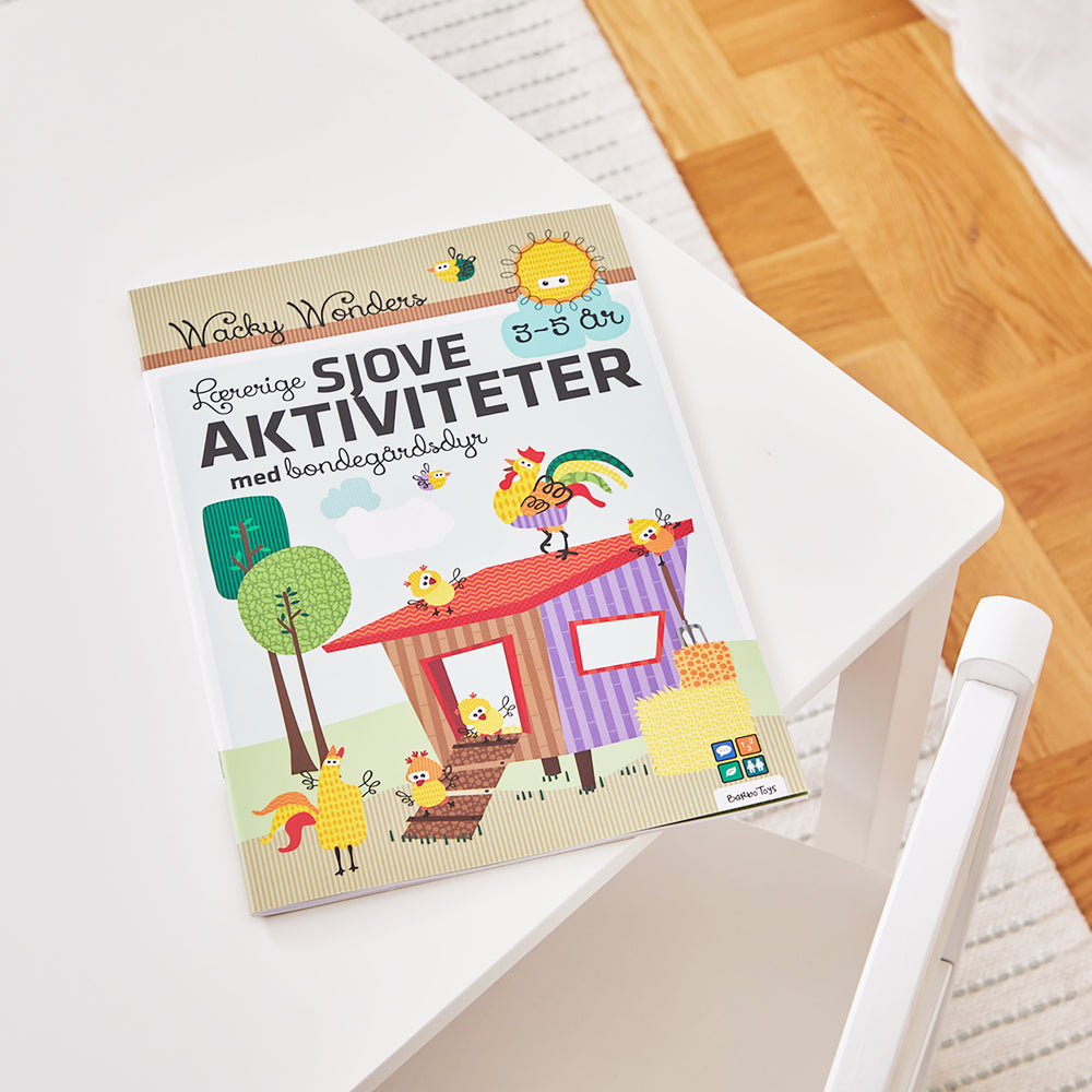 Aktivitetsbog med Lærerige Sjove Wacky Wonders Aktiviteter