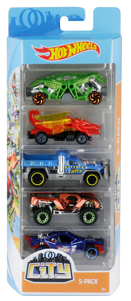 Hot Wheels Basics 5-pak biler ass