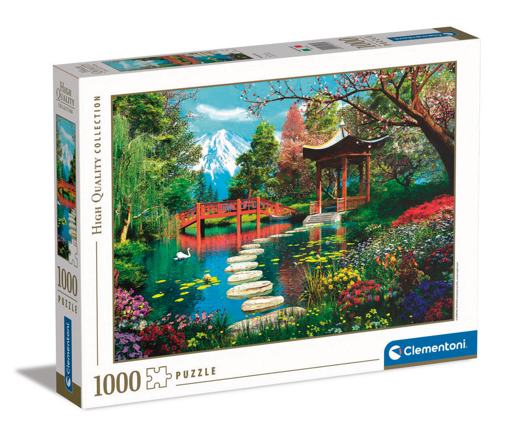 PUSLESPIL CLEMENTONI GARDENS OF FUJI 1000 BRIKKER