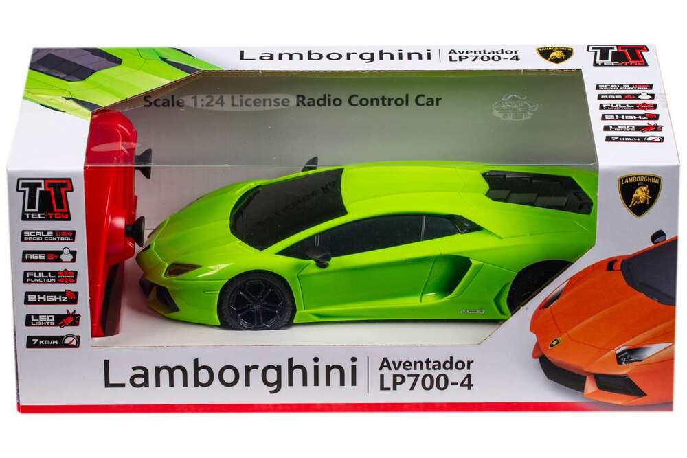 RC LAMBORGHINI AVENTADOR LP 700-4 GRØN