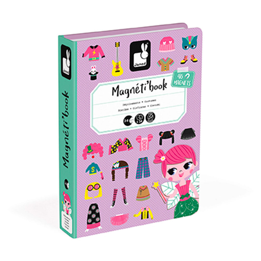 Magneti'Book - Girl's Costumes - 46 magnets