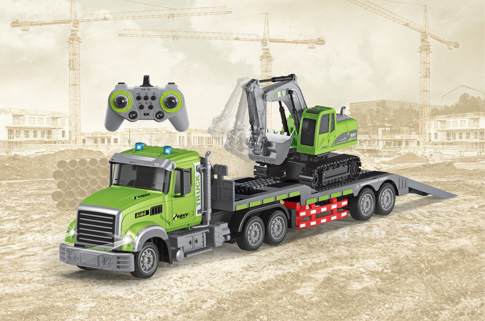 RC EXCAVATOR OG TRUCK