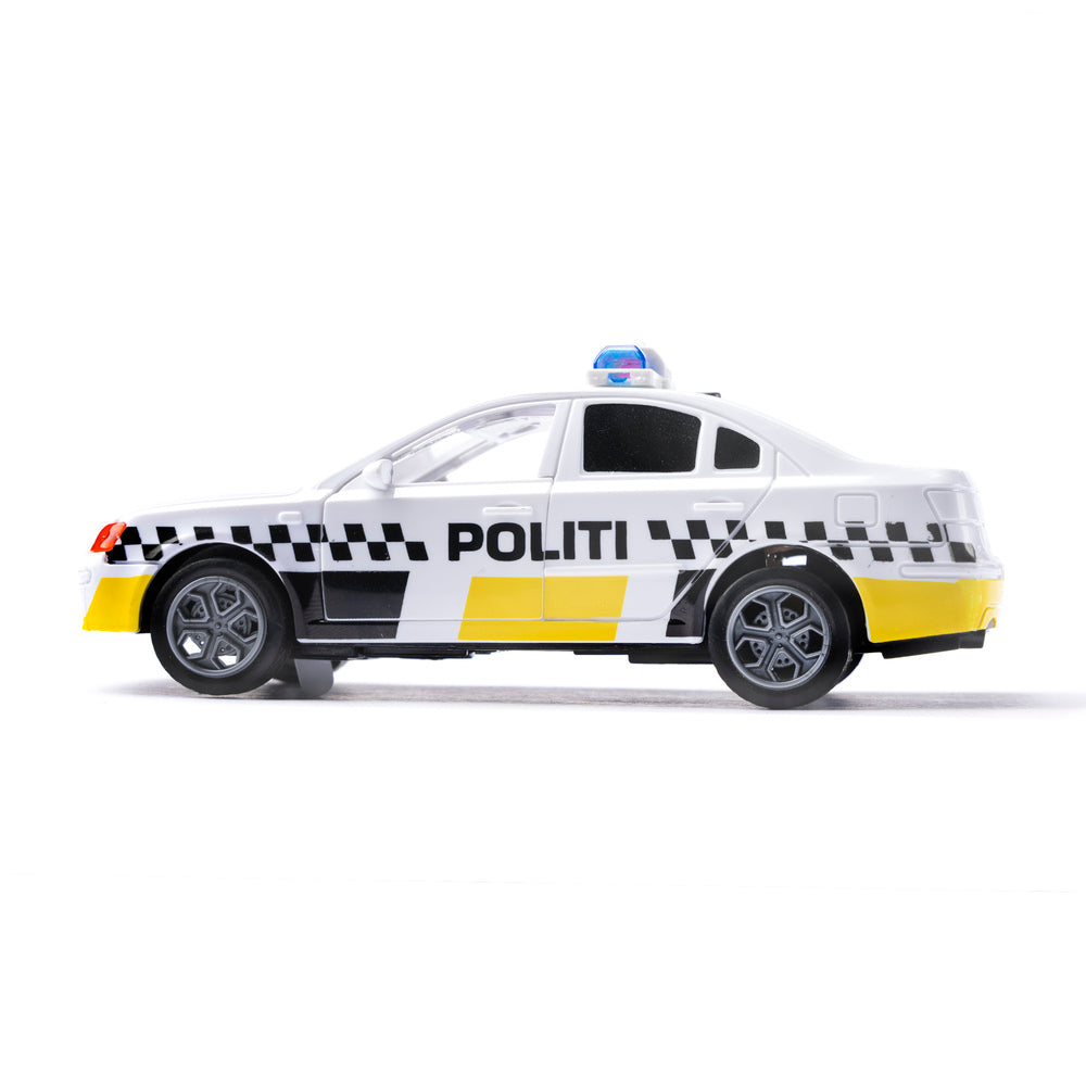 Politibil med lys og lyd 13,5 cm