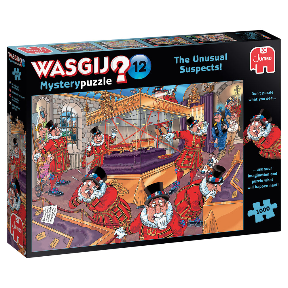 Puslespil Wasgij Mystery 12 The Unusual Suspects! 1000 briks