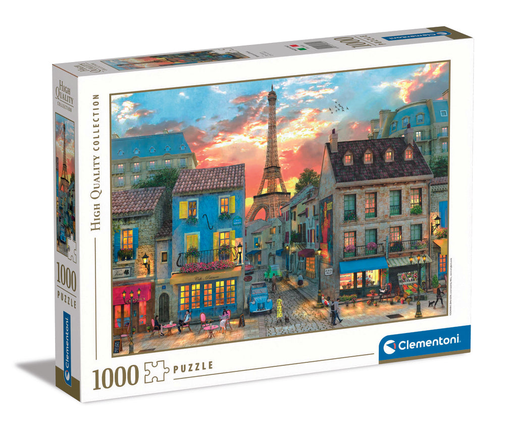Puslespil Streets of Paris 1000 brikker