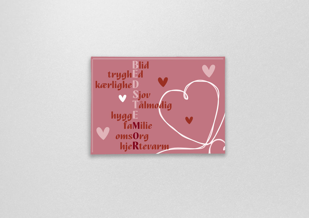 Magnet med citat bedstemor, du er fantastisk