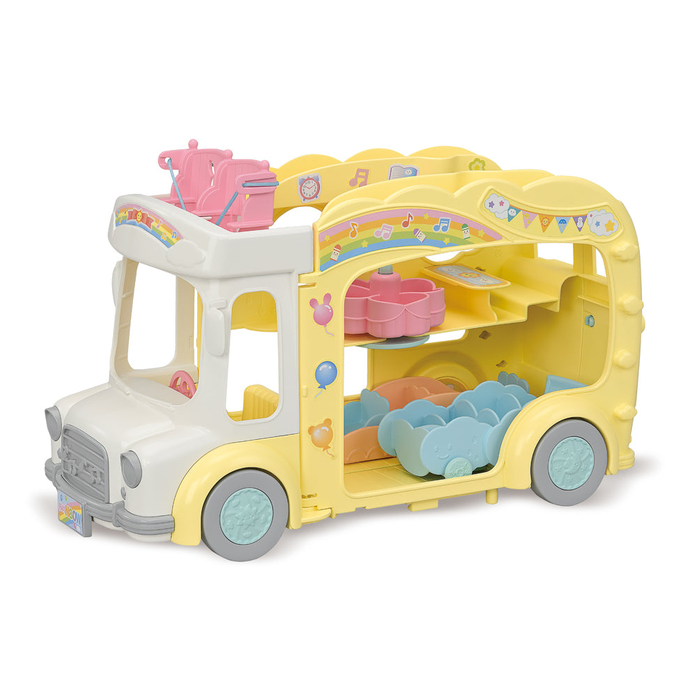 SYLVANIAN FAMILIES Regnbue Sjov Børnehave Bus