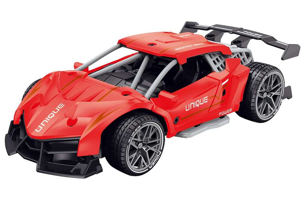 Die-Cast pull-back bil rød
