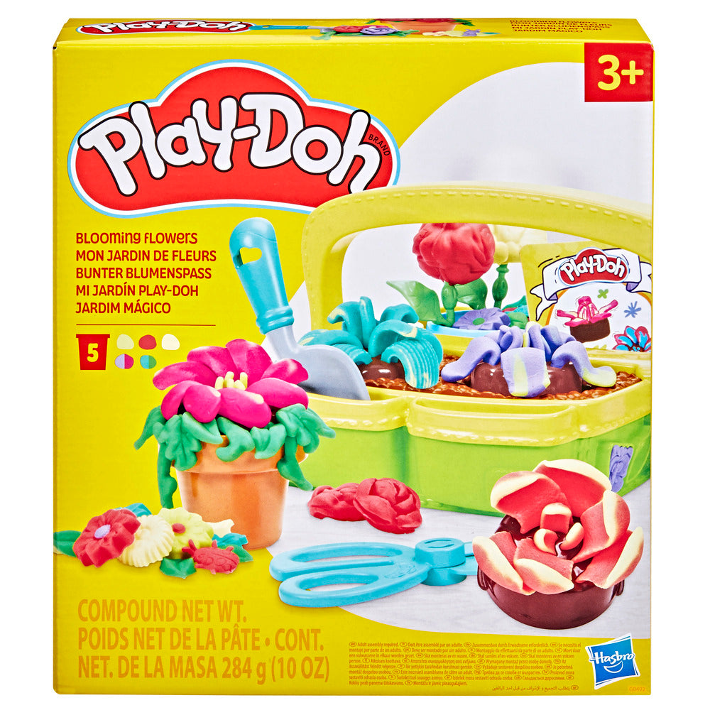 Play-Doh blooming flowers