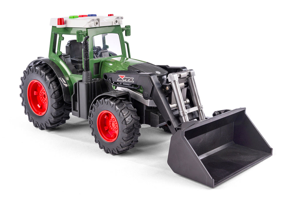 TRAKTOR MED SKOVL FRIKTION, 27 CM