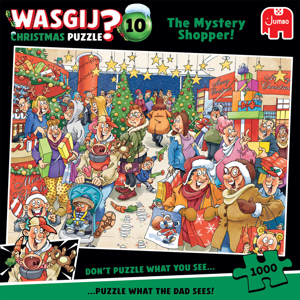 PUSLESPIL WASGIJ CHRISTMAS 10 MYSTERY SHOPPER! 1000 BRIKKER