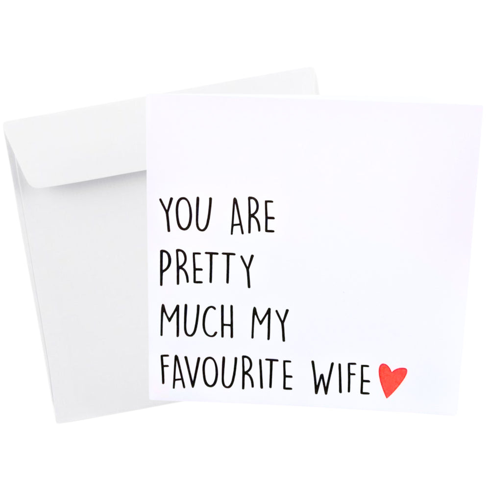 Kort Dobb. Konvolut You Are Pretty Much My Favourite Wife