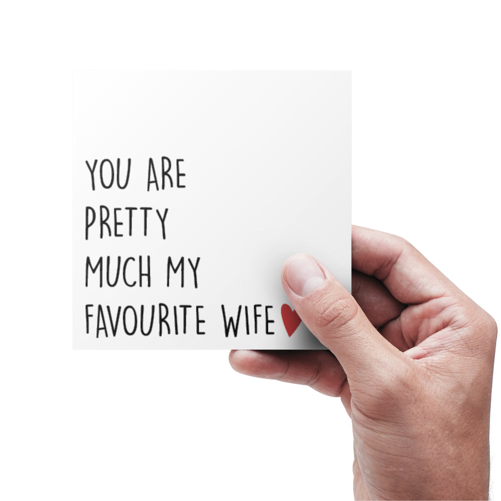 Kort Dobb. Konvolut You Are Pretty Much My Favourite Wife