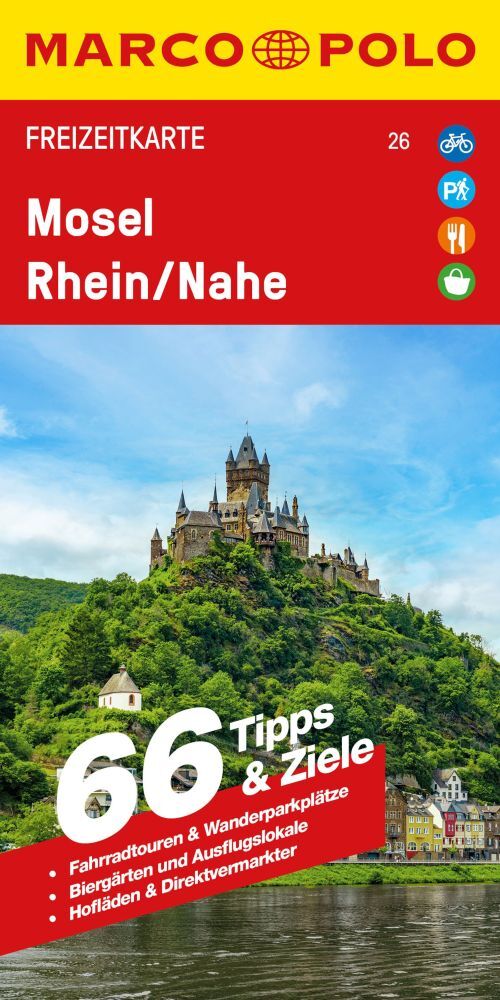 Mosel, Rhein, Nahe, Marco Polo Freizeitkarte 26