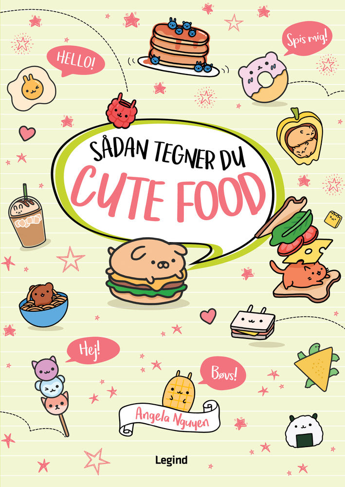 Sådan tegner du: Cute food
