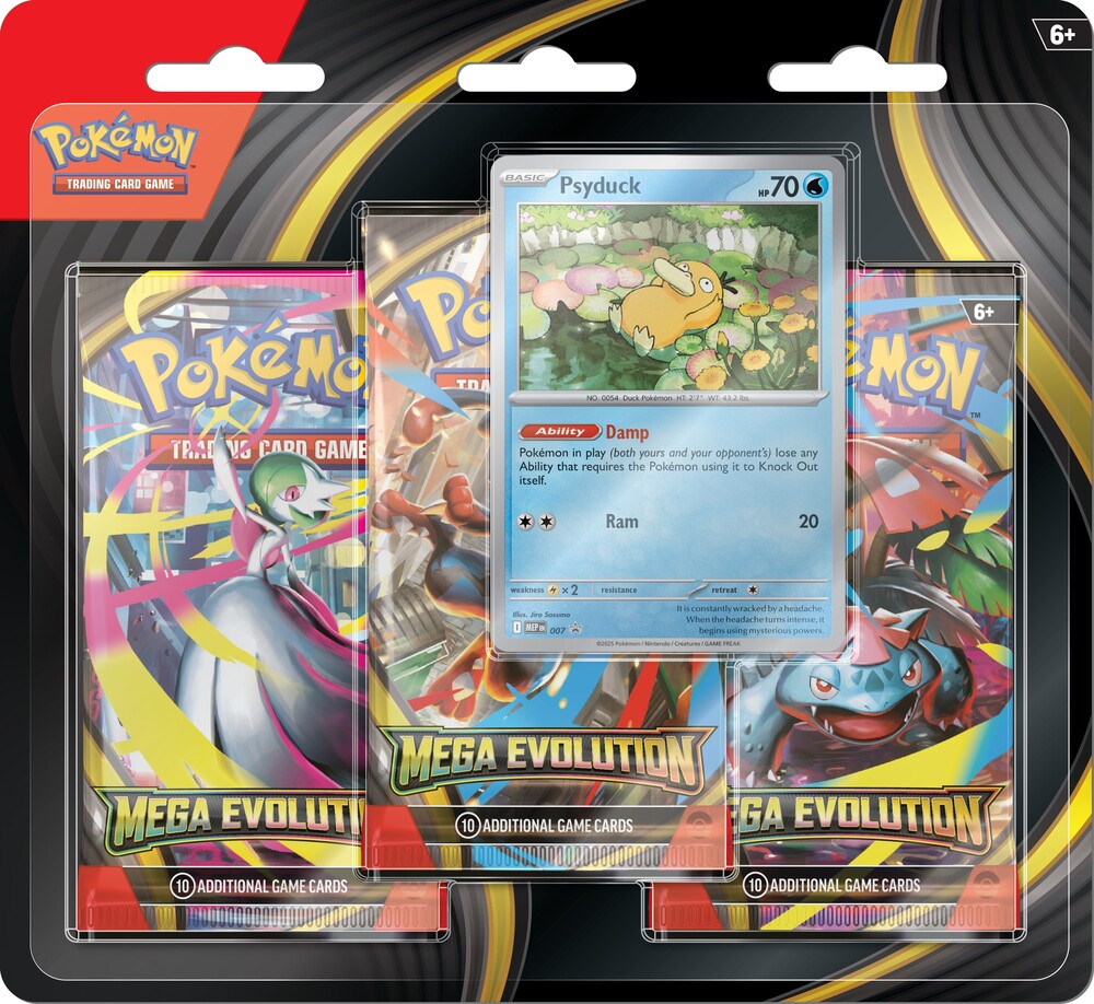 Pokemon mega evolution Blister 3-pakke