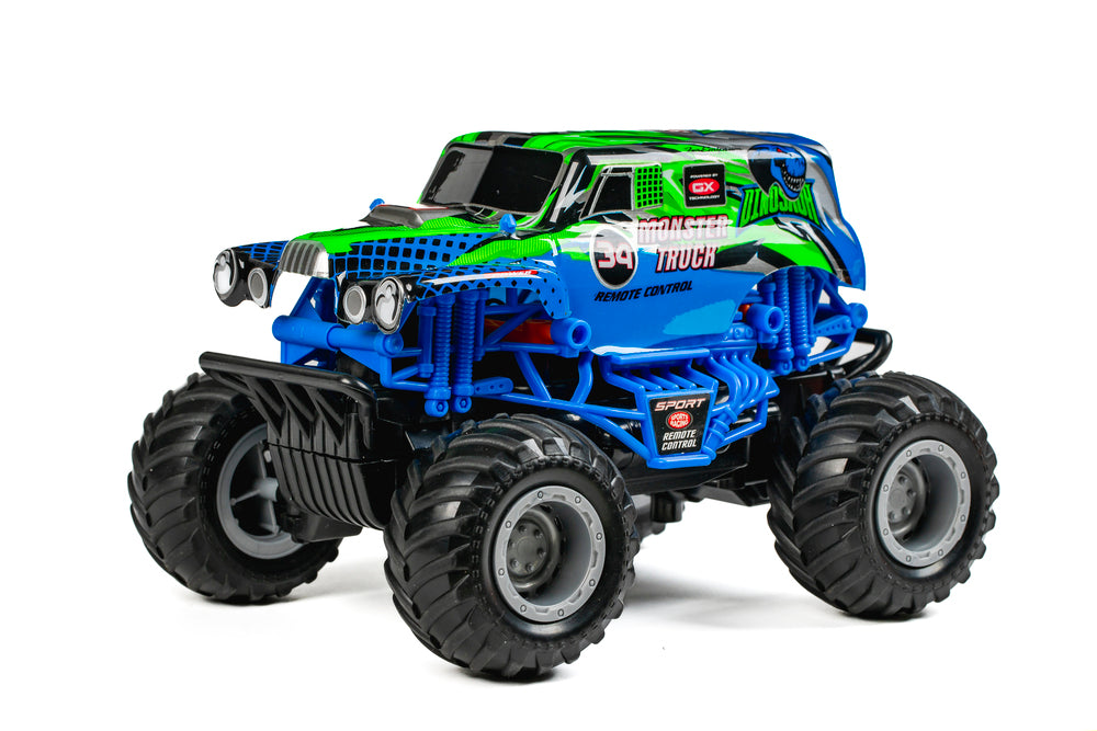 RC Monster Truck 1:20 2,4GHz, blå/grøn
