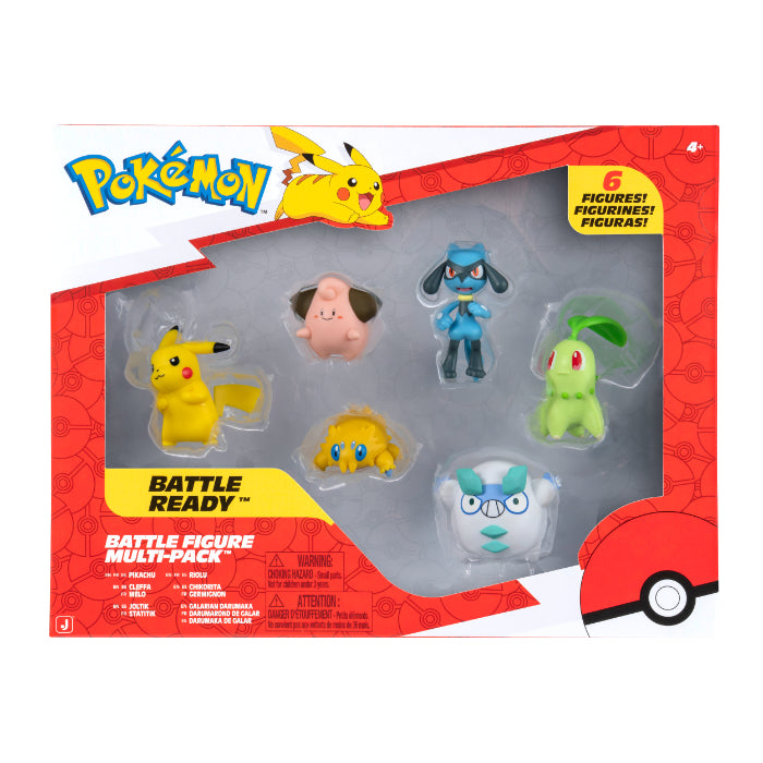 POKEMON BATTLE FIGURE 6-PAK