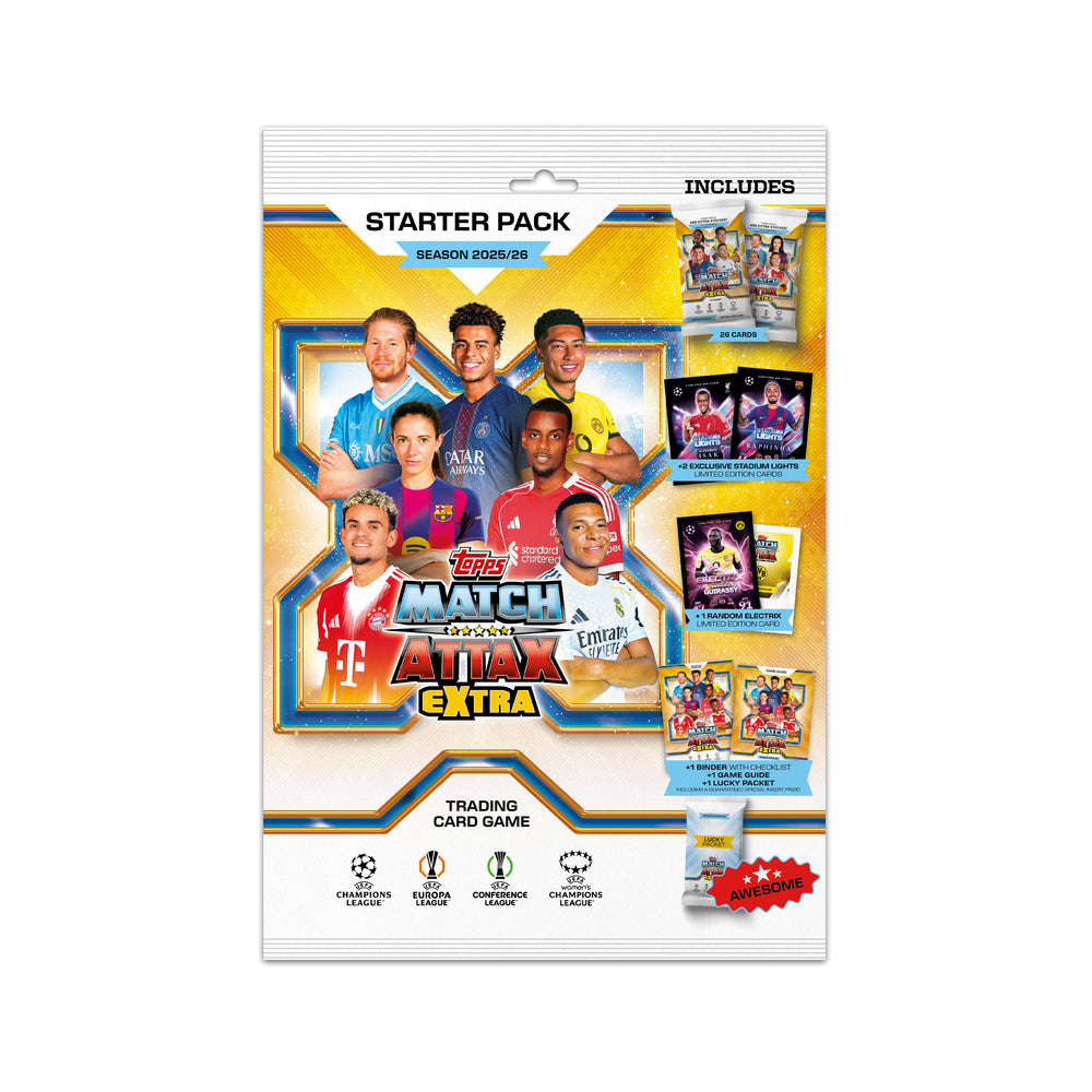 Topps Match Attax Ex Champions League Starter Pack