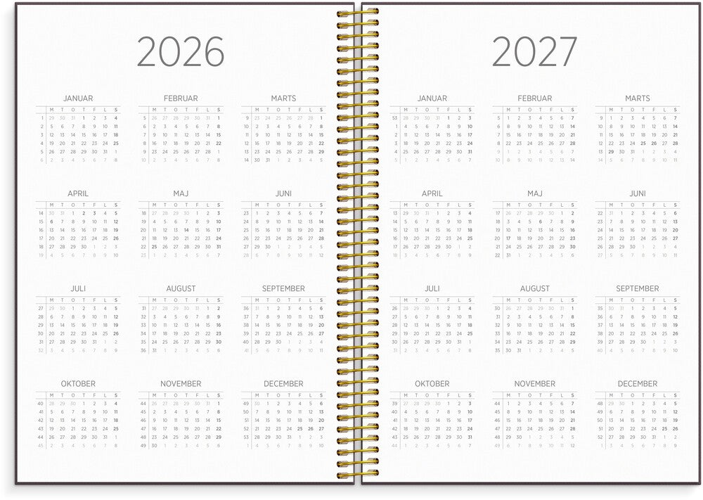 Mayland StudieKALENDER 26/27 A5 UGE Organizer & Notes