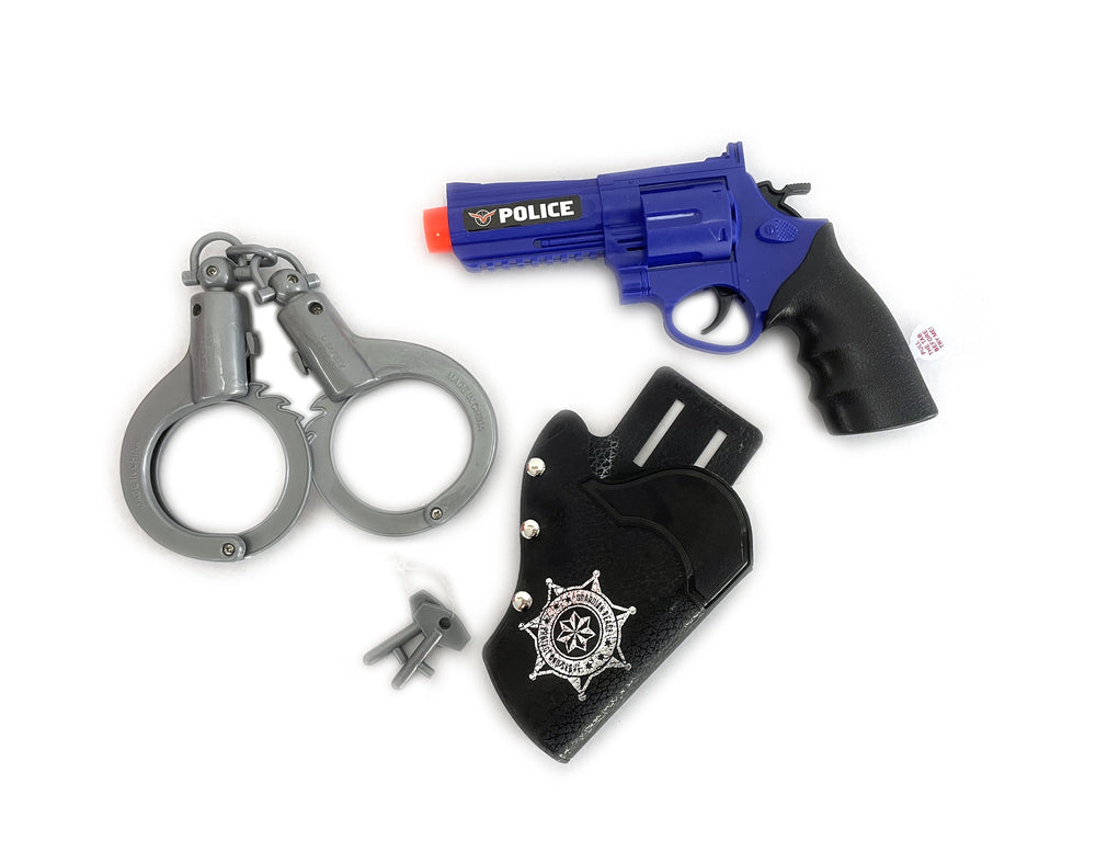ICON politsæt, pistol og håndjern