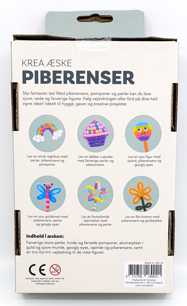 Piberenser Krea æske forskellige ass. figurer