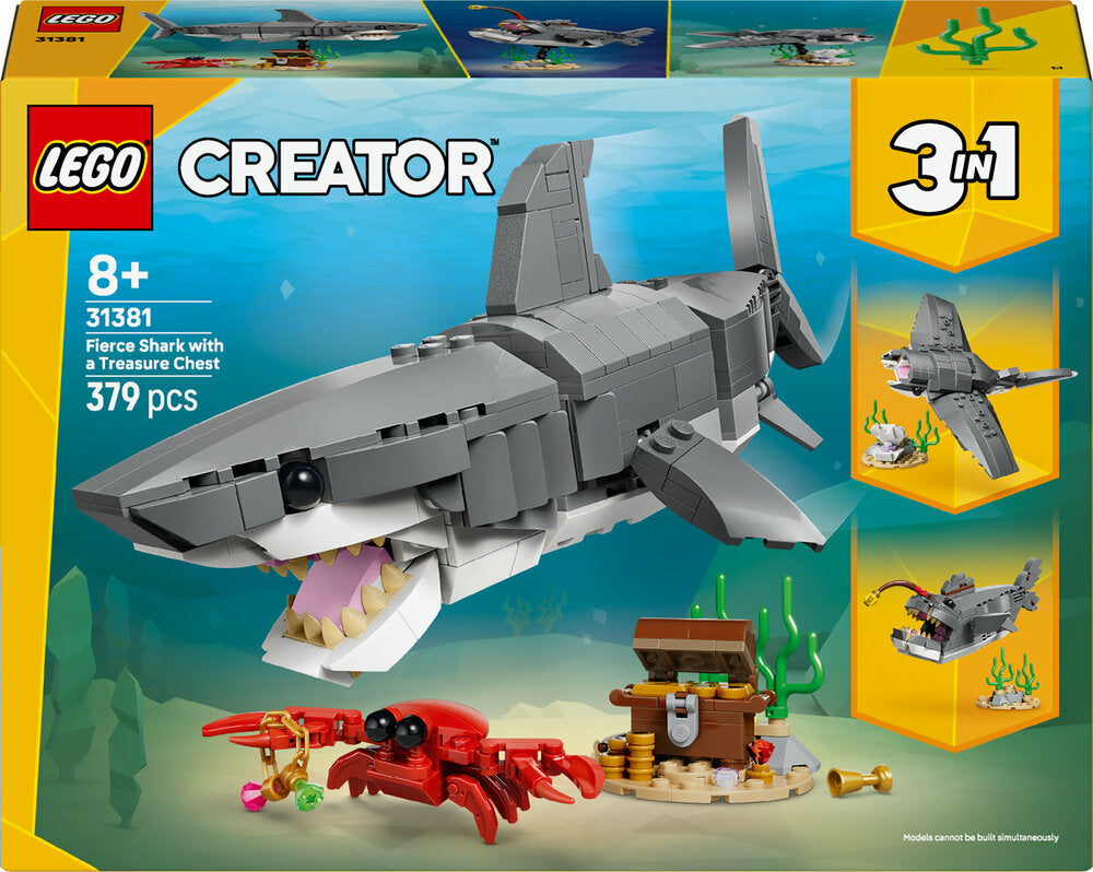 31381 LEGO Creator Farlig haj med skattekiste