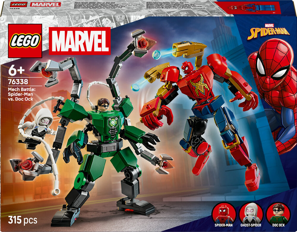 76338 LEGO Super Heroes Mech-kamp: Spider-Man mod Doc Ock