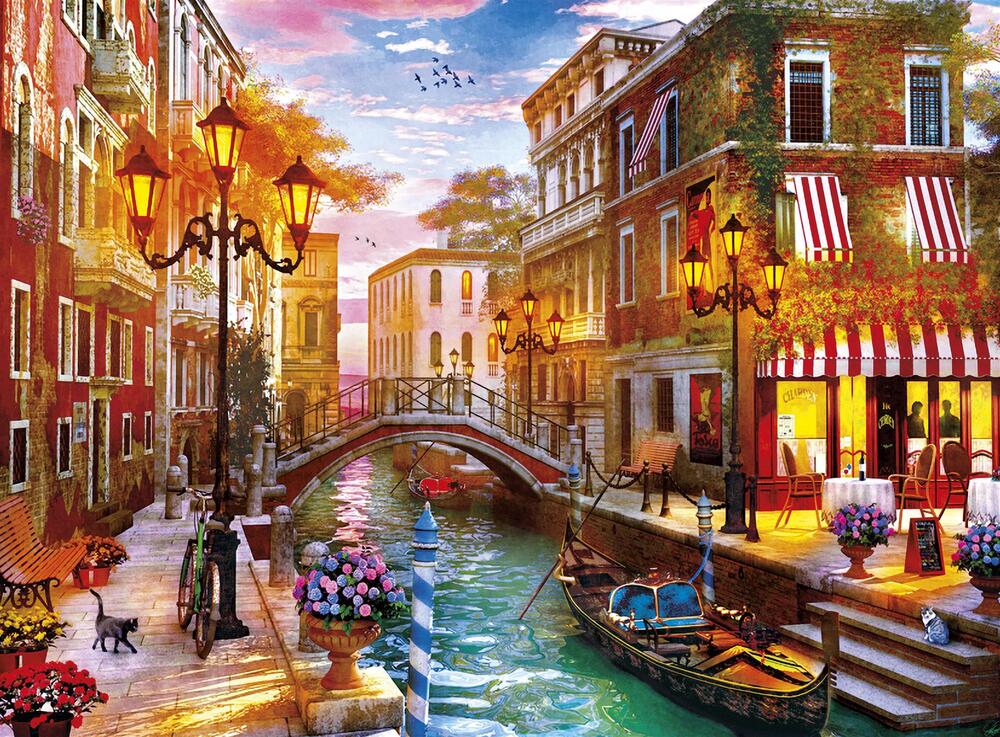 Puslespil Clementoni Sunset Over Venice 500 Brikker