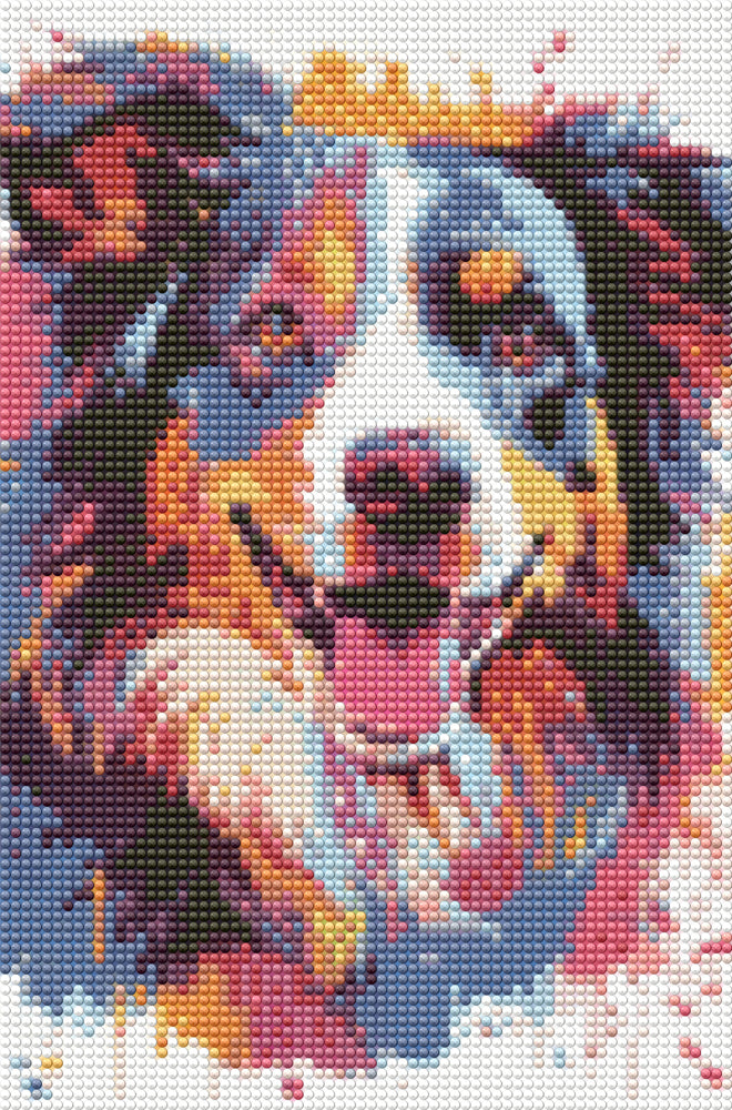 Diamond Art Hund 20X30Cm