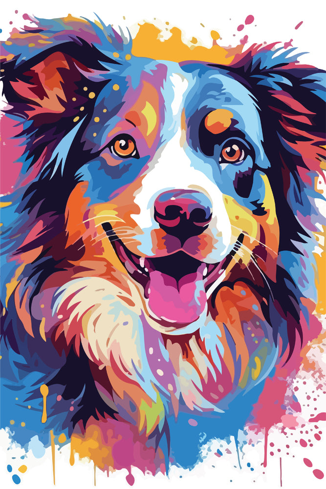 Diamond Art Hund 20X30Cm