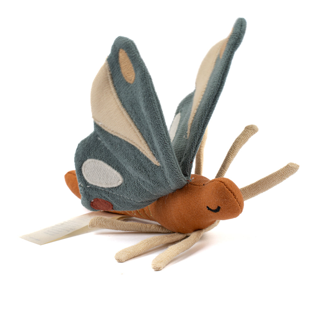Rattle - Butterfly - Blue Spruce