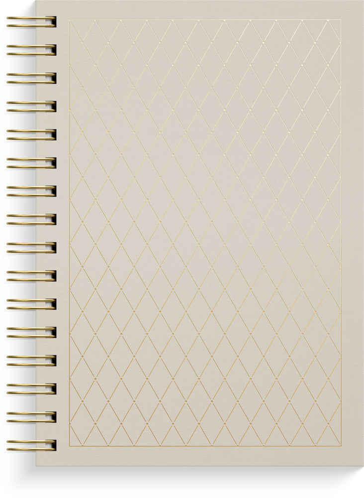 Notesbog A5 Diamond Pattern