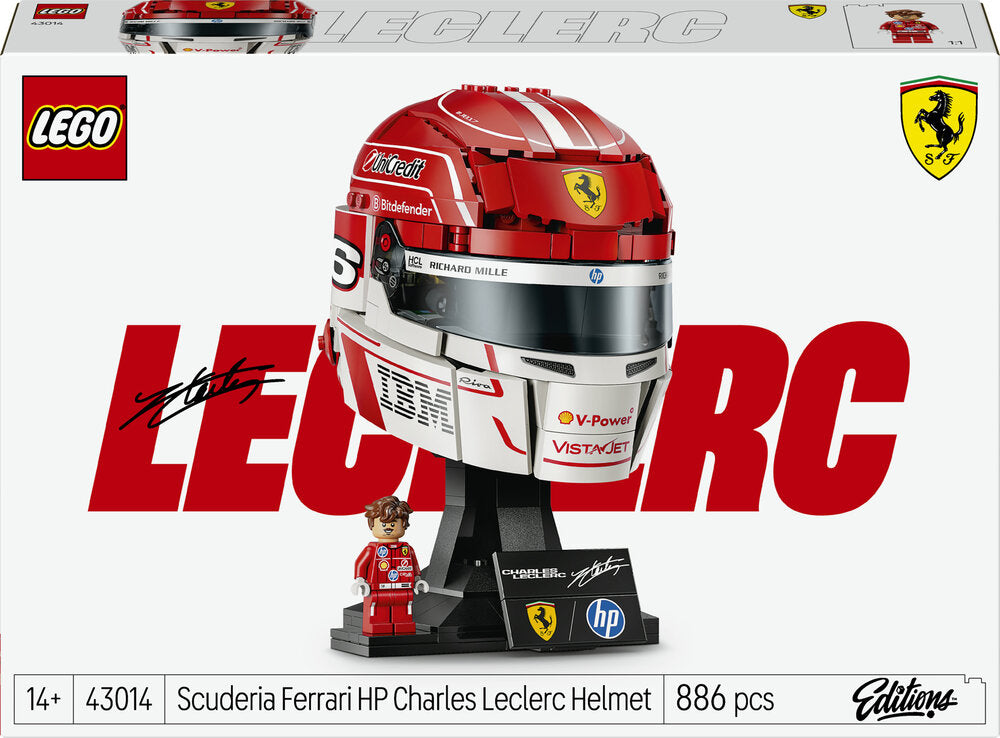 43014 LEGO Editions Vehicles Scuderia Ferrari HP Charles Leclerc-hjelm