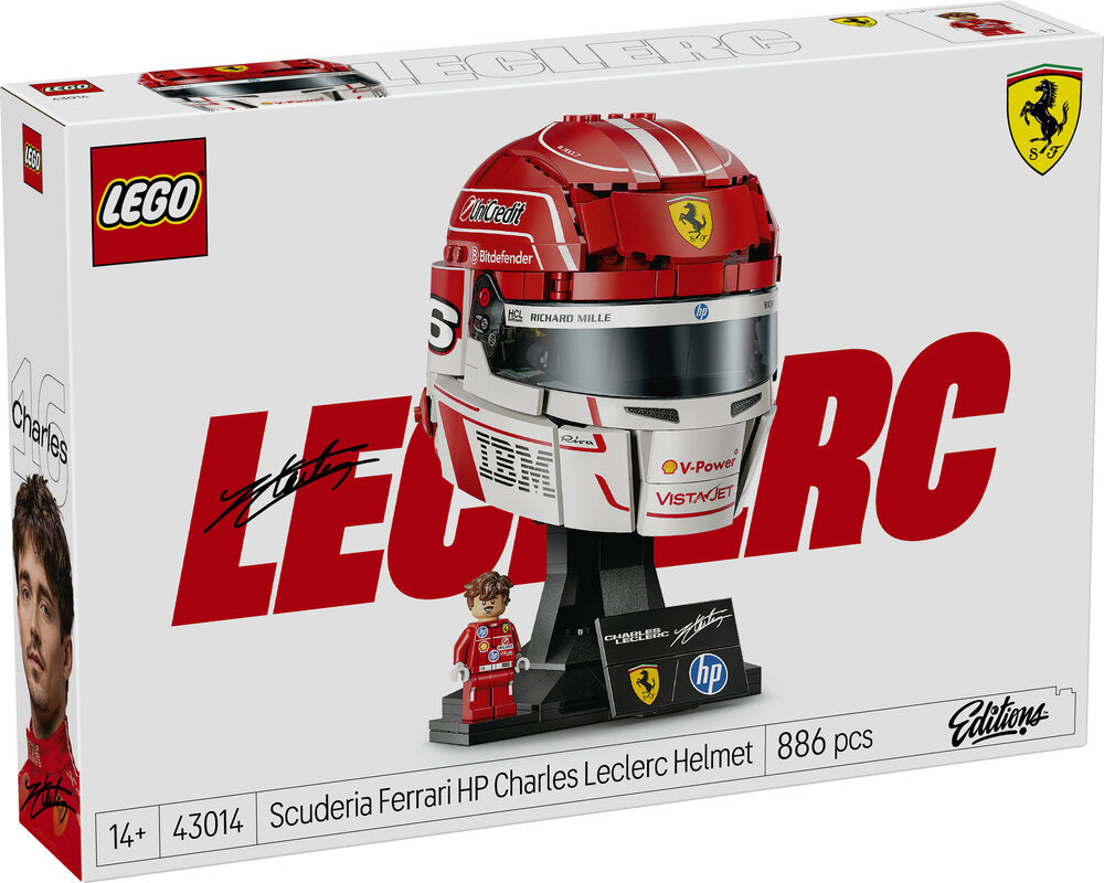 43014 LEGO Editions Vehicles Scuderia Ferrari HP Charles Leclerc-hjelm
