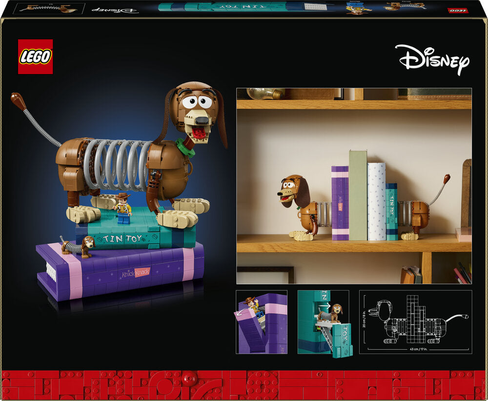 LEGO Disney™ 43301 Toy Story-bogstøtter med hunden Slinky