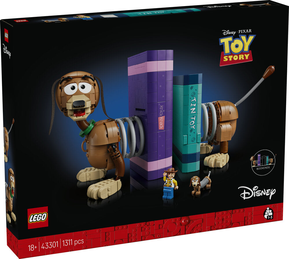 LEGO Disney™ 43301 Toy Story-bogstøtter med hunden Slinky