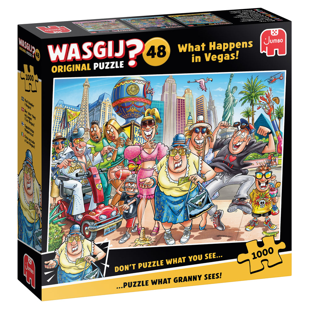 Puslespil Wasgij Original 48 What Happens in Vegas 1000 brik