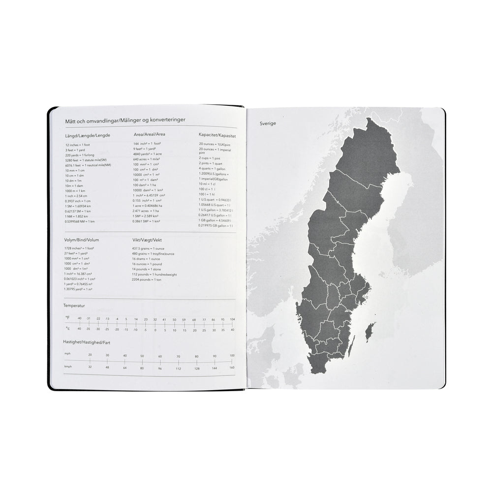 Kalender Wera Björn 2027 Kastanjebrun A5 uge horisontal