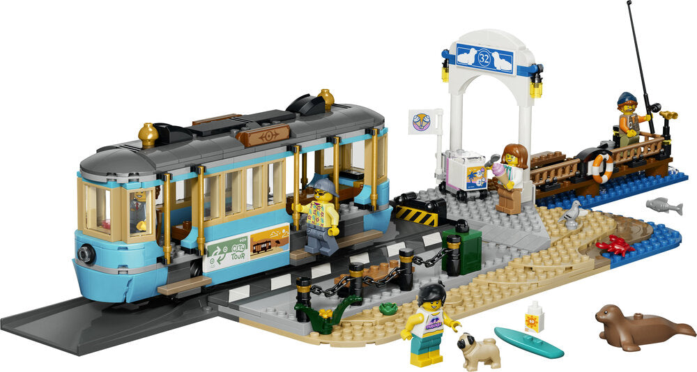60506 LEGO City Klassisk sporvogn med strandstop