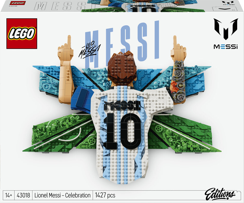 43018 LEGO Editions Football Lionel Messi – jubelscene