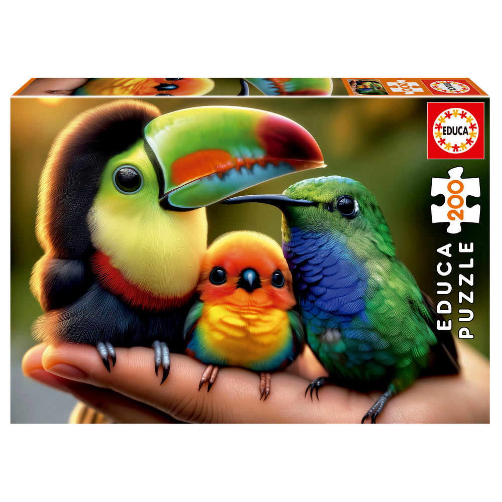 Puslespil Educa Baby Birds 200 Brikker