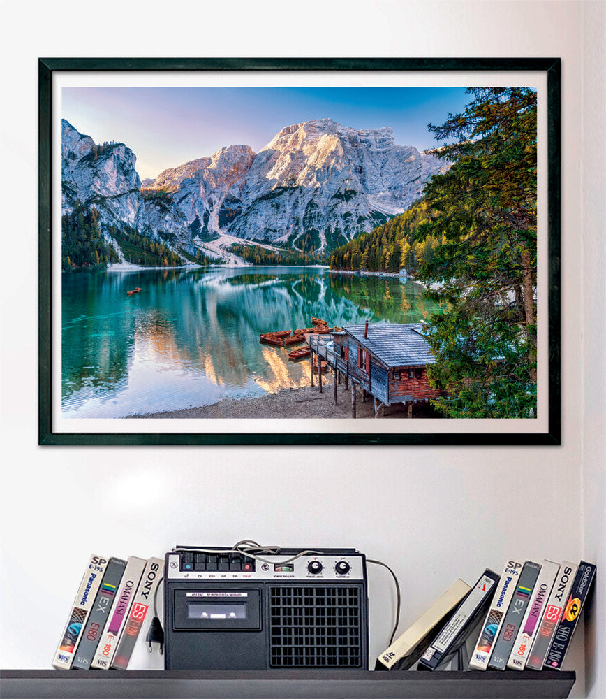 Puslespil Emerald Lake Braies 1000 brikker