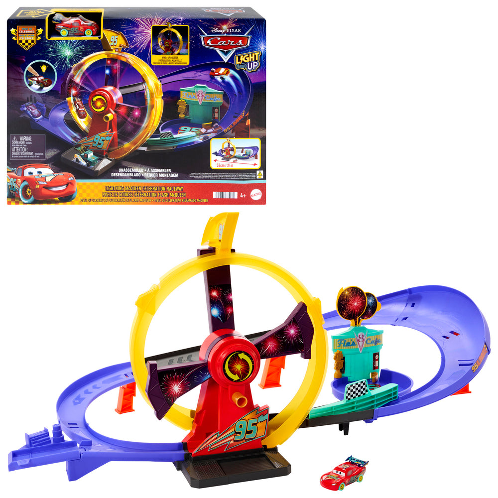 Pixar Cars McQueen day playset
