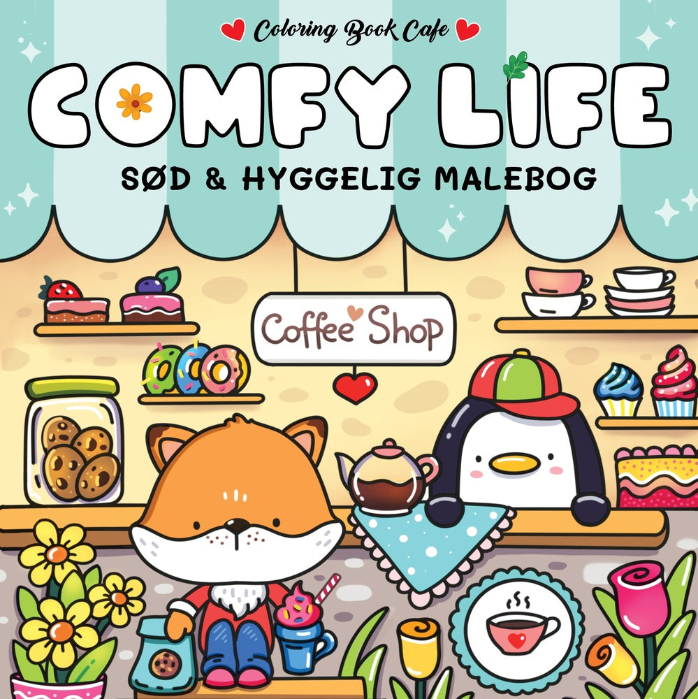 D1 Malebog: Comfy Life - Cozy Coloring