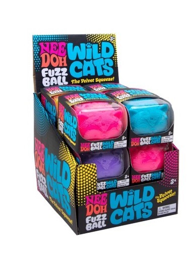 NeeDoh fuzz ball wild cats ass