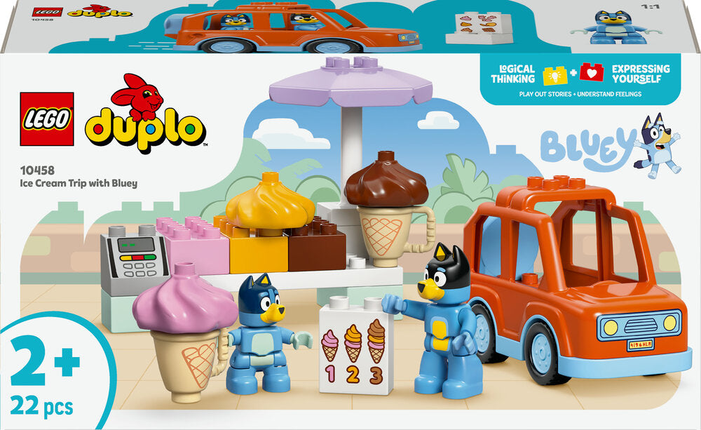 D3 10458 LEGO DUPLO Bluey Is-udflugt med Bluey