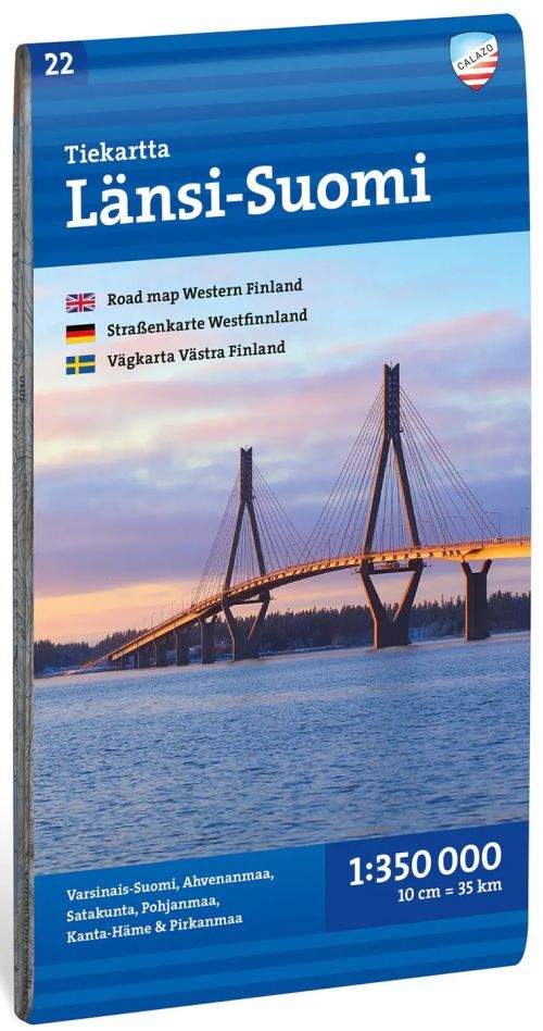 Tiekartta Länsi-Suomi = Road map Western Finland