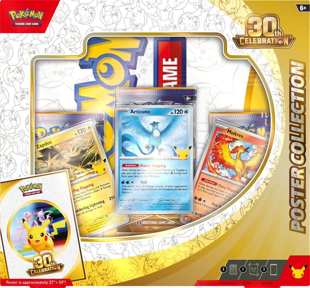 Release 16-09-2026 Pokemon Poster Coll 30th