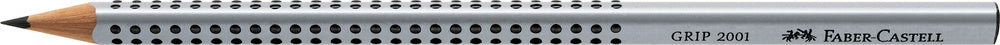 Blyant 2B grip 2001 Faber-Castell grå
